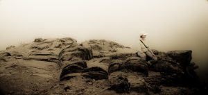 Linda Massey on a Trail at Columbia Gorge
